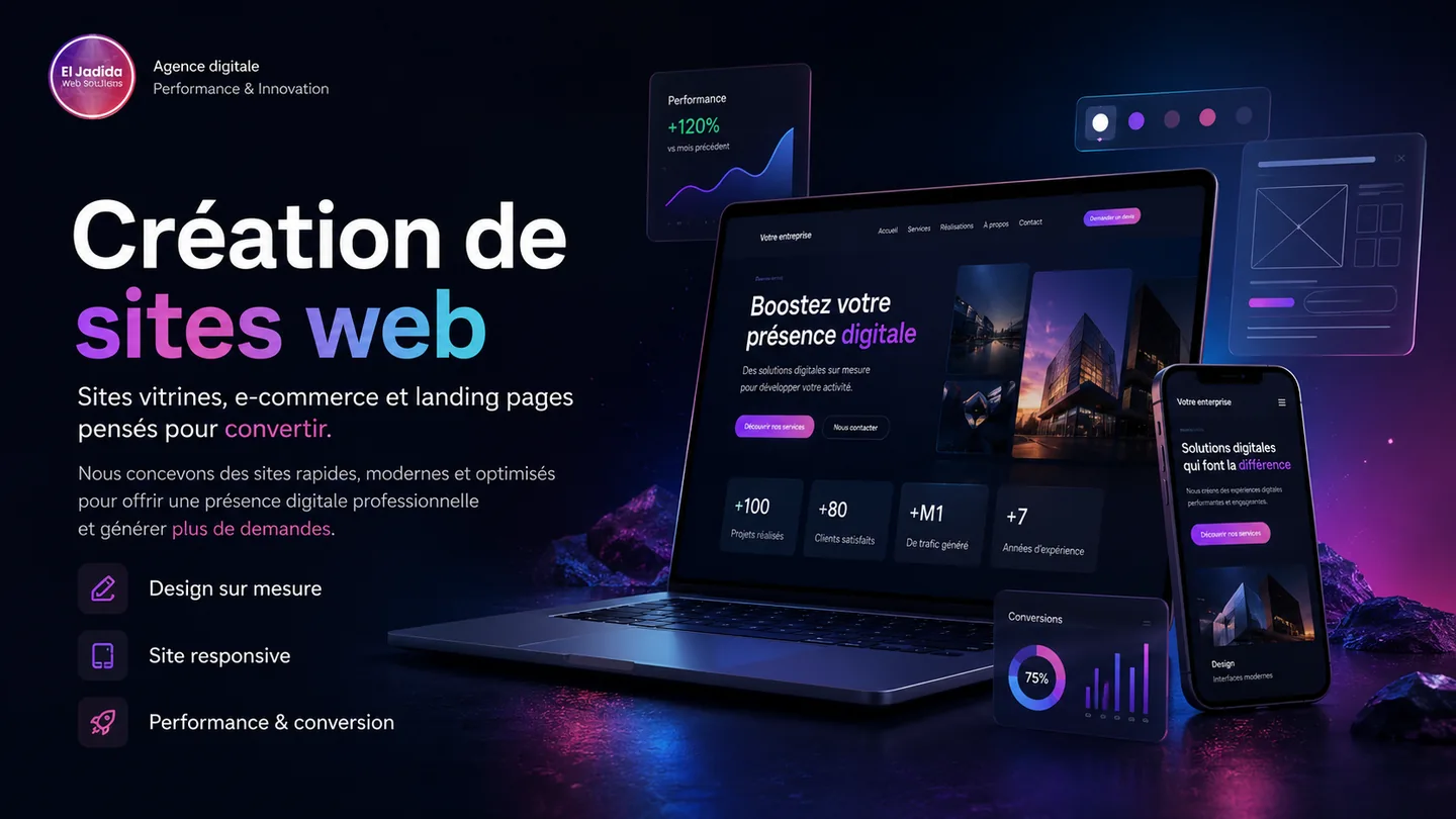 Création de sites web professionnels