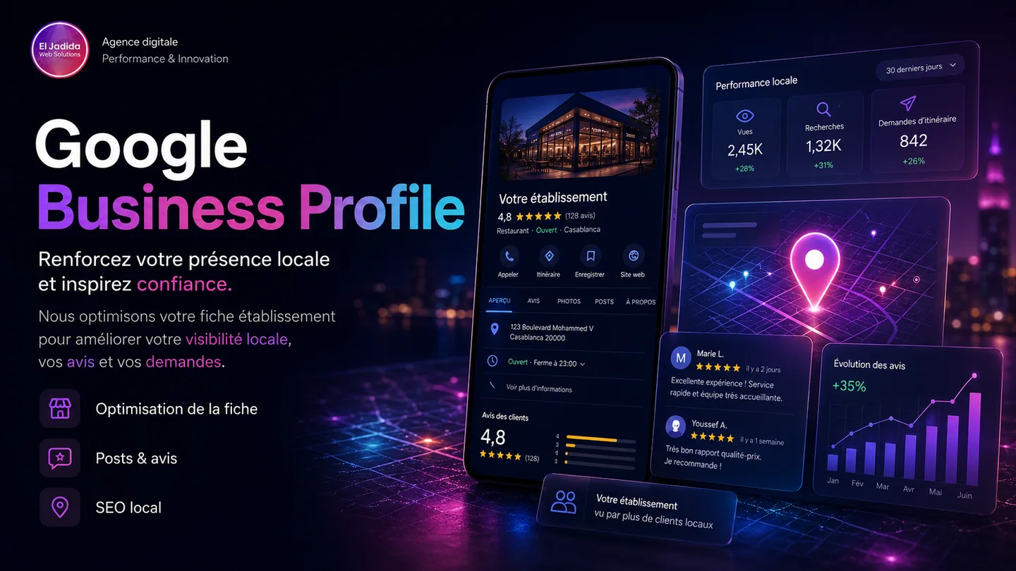 Optimisation fiche Google Profile